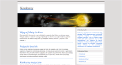 Desktop Screenshot of konkursy.blogola.pl